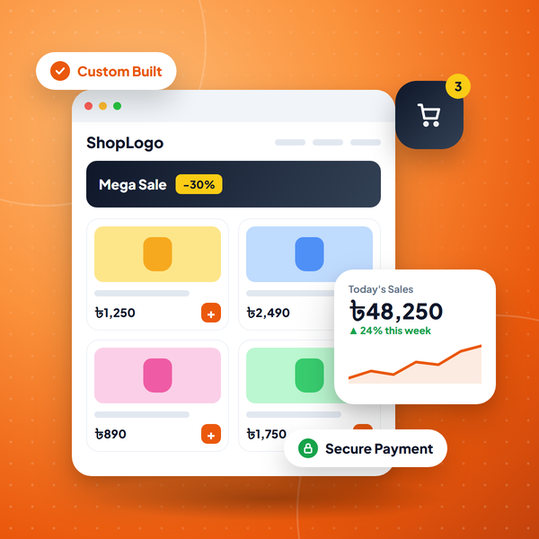 Custom E-commerce Website Development